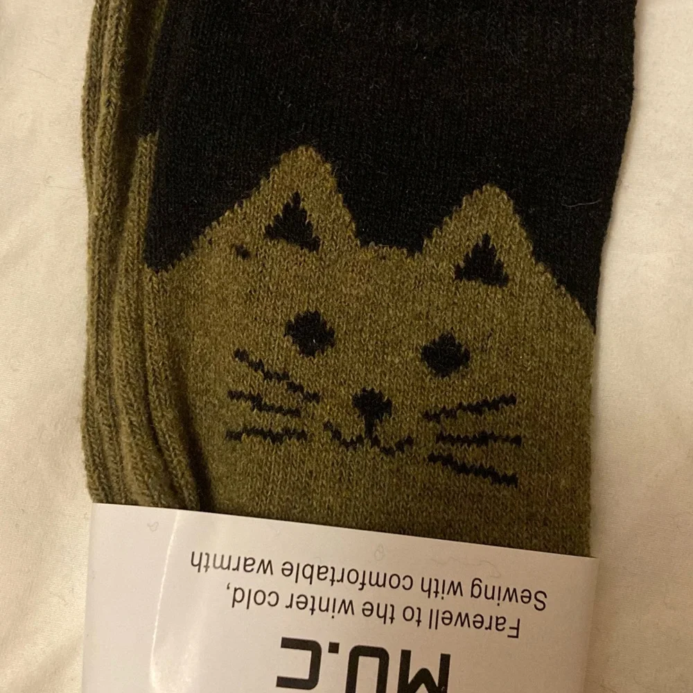 CAT SOCKS in FIVE COLORS!!!